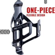 PRO BIKE TOOL Bike Water Bottle Holder Lightweight & Strong (Black Gloss)