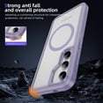 thumbnail image 3 of ShellTech for Samsung Galaxy S24 Magnetic Case Compatible with Magsafe Dual Layer Military-Grade Protection Heavy Duty Shockproof Rugged Protective Cover for Samsung S24,E, 3 of 7