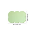 thumbnail image 3 of Leodye 1PCS Rectangular Silicone Pet Feeding Mat, Anti-spill Anti-slip Slow Feeder Placemat fors s, Easy to Wipe Clean -17.32x10.63x0.39in, 3 of 6
