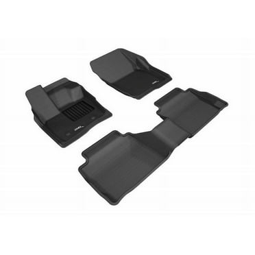 3D MAXpider 2017-2020 Fits Ford Fusion 1st 2nd Row Black Kagu Carbon Fiber Embossed Pattern Floor Mat L1FR10901509