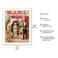 thumbnail image 2 of Karl Necromancer - Seance Act - Vintage Magic Poster c.1910 - Fine Art Matte Paper Print (Unframed) 11x14in, 2 of 4