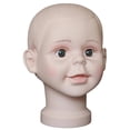 thumbnail image 4 of 2Pcs 16'' Child Hat Toupee Glasses Jewelry Scarf Display Model, 4 of 8