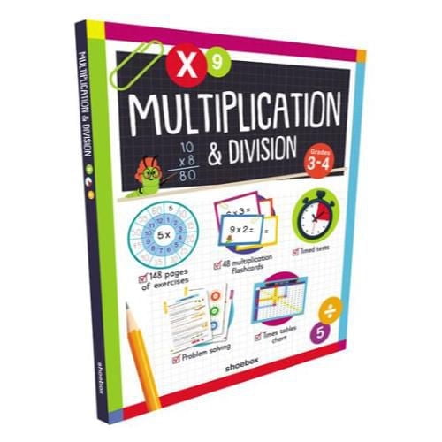 Multiplication & Division Book with Flash Cards