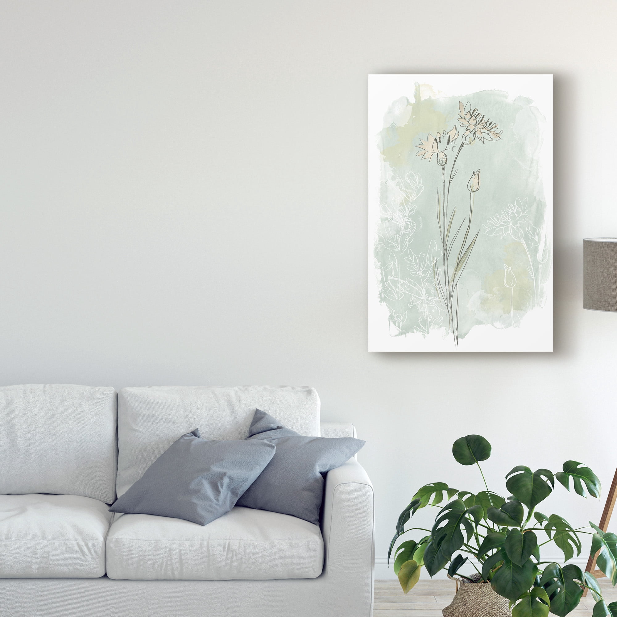 Trademark Fine Art 'Stone Flower Study I' Canvas Art by June Erica Vess