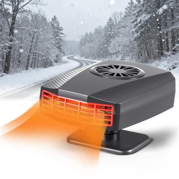 Portable 12V Car Heaters For Vehicle, 2 In 1 Fast Heating Car Heater That Plugs Into Cigarette Lighter, Car Windshield Defroster Demister For Cars, SUV