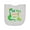 AC-Heather Grey, variant on Inktastic My Nani Loves Me Grandson Dinosaur Newborn Bib