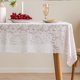 thumbnail image 1 of Nvzi Lace Tablecloth Rectangular Table Cover for Kitchen Dinning Wedding Party Decoration -SIZE H:53*102inch,White E, 1 of 4