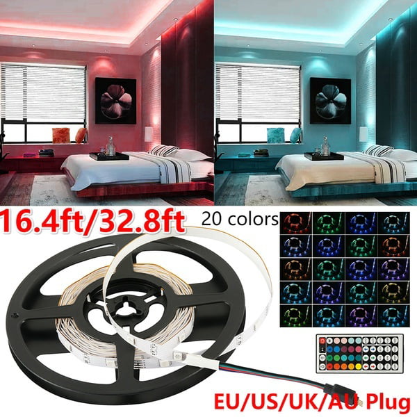Details about    LED Light Strips Decoration Lighting USB Infrared Remote Controller Ribbon Lamp 