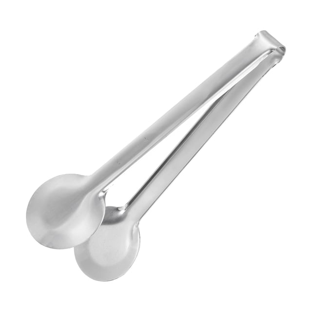 Servir Pinzas, 1uds 8 Pulgadas - Inoxidable Acero Hielo Pinzas, Mini Azúcar Pinzas para Aperitivos, Embutidos, Postre, Té Fiesta, Bar, Café (Plata)