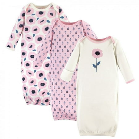 UPC: 0660168661019 | Touched by Nature Baby Girl Organic Cotton Gowns  Blossoms  0-6 Months