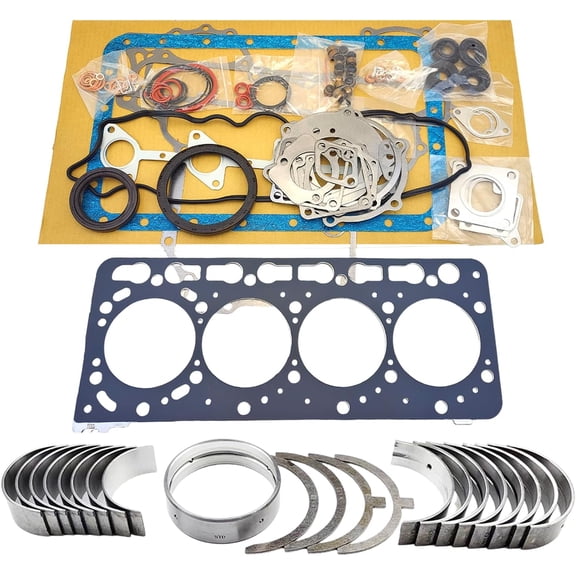 V3300 Bearing Kit   Full Gasket Kit For Kubota V3300 V3300-DI Engine M6800 M8200 M9000 Tractor Bobcat S220 S250 S300 T250 T320 Loader STD V3300 Bearing kit set