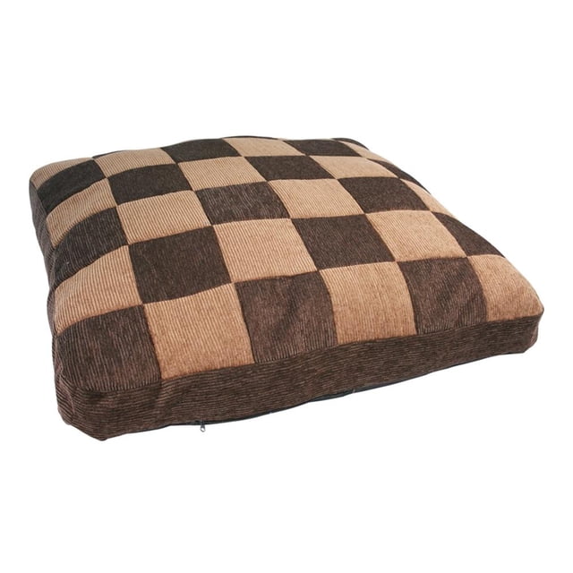 Cama para Perro Fancy Pets Cuadros Mocachino Grande