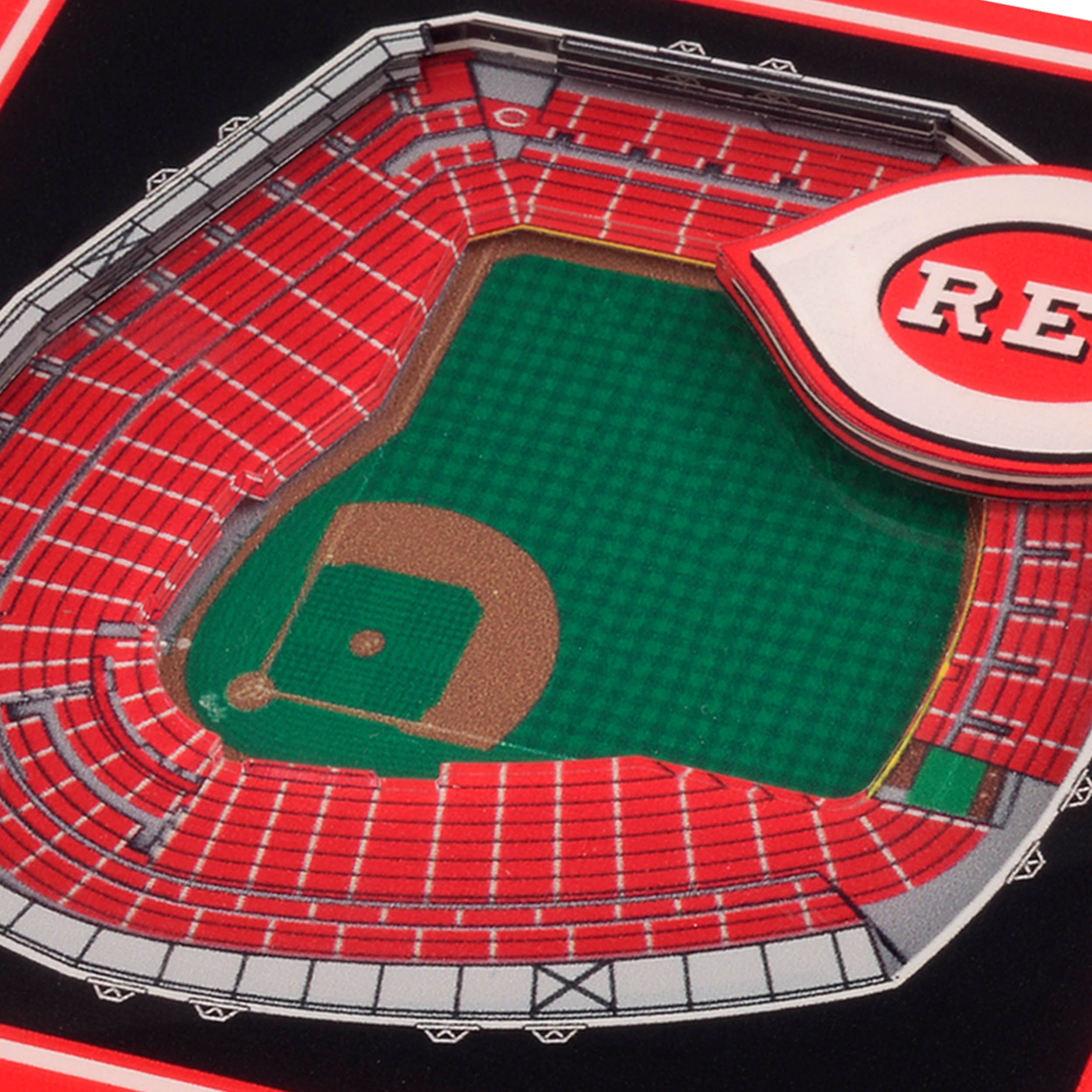 YouTheFan MLB Cincinnati Reds Stadiumview Cribbage