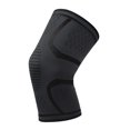 thumbnail image 1 of Sywqhk 1 rodillera de compresión deportiva tejida con correa protectora para rodilla (negro 2XL) Sywqhk Alta Calidad, 1 of 7