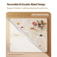 thumbnail image 4 of 0.8" Thick XPE Foam Baby Play Mat - 71x79" Foldable & Reversible Floor Mat, Waterproof & Safe Play Mat for Baby, Ideal PlayMats/Playmat for Babies,Baby Playpen Infants, Kids, Indoor & Outdoor Use, 4 of 9