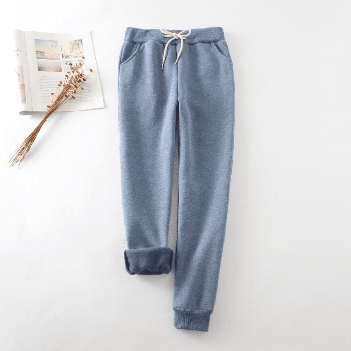 Toamir Womens Fleece Lined Sweatpants 