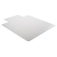 thumbnail image 3 of Lorell Wide Lip Low-pile Chairmat Carpeted Floor - 60" Length x 45" Width x 0.12" Thickness - Lip Size 12" Length x 25" Width - Vinyl - Clear, 3 of 7