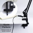 thumbnail image 4 of Lampara de escritorio con brazo giratorio de 360° con soporte y abrazadera ajustable, 4 of 6