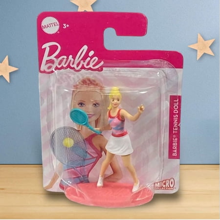 Barbie Mattel Micro Doll Sport Figures-Tennis Doll