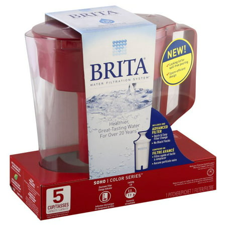 Brita, Brita Water Filtration System Color Series Pitcher, 1