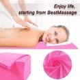 thumbnail image 5 of 100 Pcs Disposable Bed Sheets 31" x 71" Massage Table Sheets Non Woven Fabric SPA Bed Cover Breathable for Massage Beauty Tattoos, 5 of 6