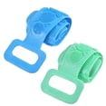 thumbnail image 1 of 2 cepillos de baño de silicona para limpiar la espalda, cepillo de baño corporal de tira larga para exfoliar a hombres y mujeres, 1 of 6