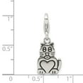 thumbnail image 3 of FB Jewels Sterling Silver Antiqued Cat Charm, 3 of 4