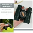 thumbnail image 2 of 12 piezas binoculares de viaje mini telescopios de telescopios portátiles de telescopios portátiles con brújula, 2 of 5