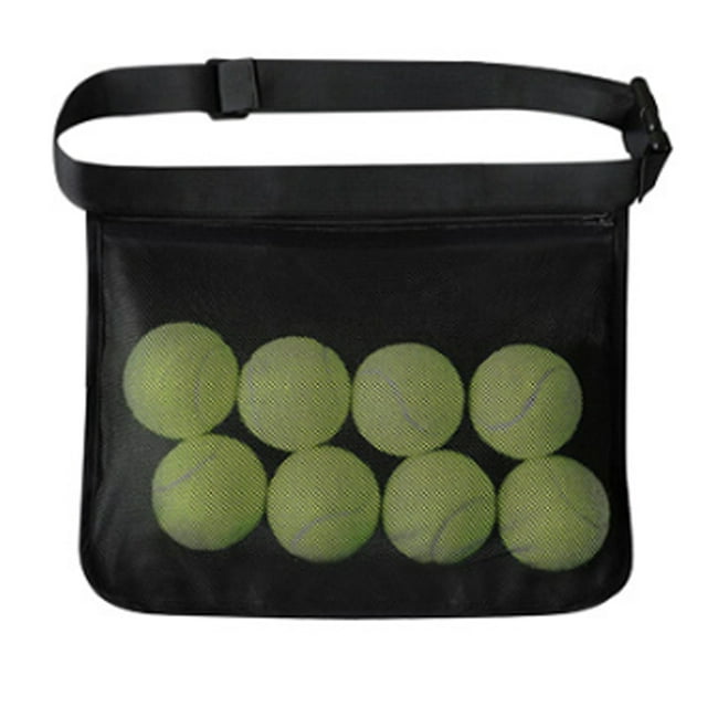 ZheElen Polyester Compact Tennis Ball Holder For Convenient Storage On Court Sweat-proof And Reliable 8 Balls