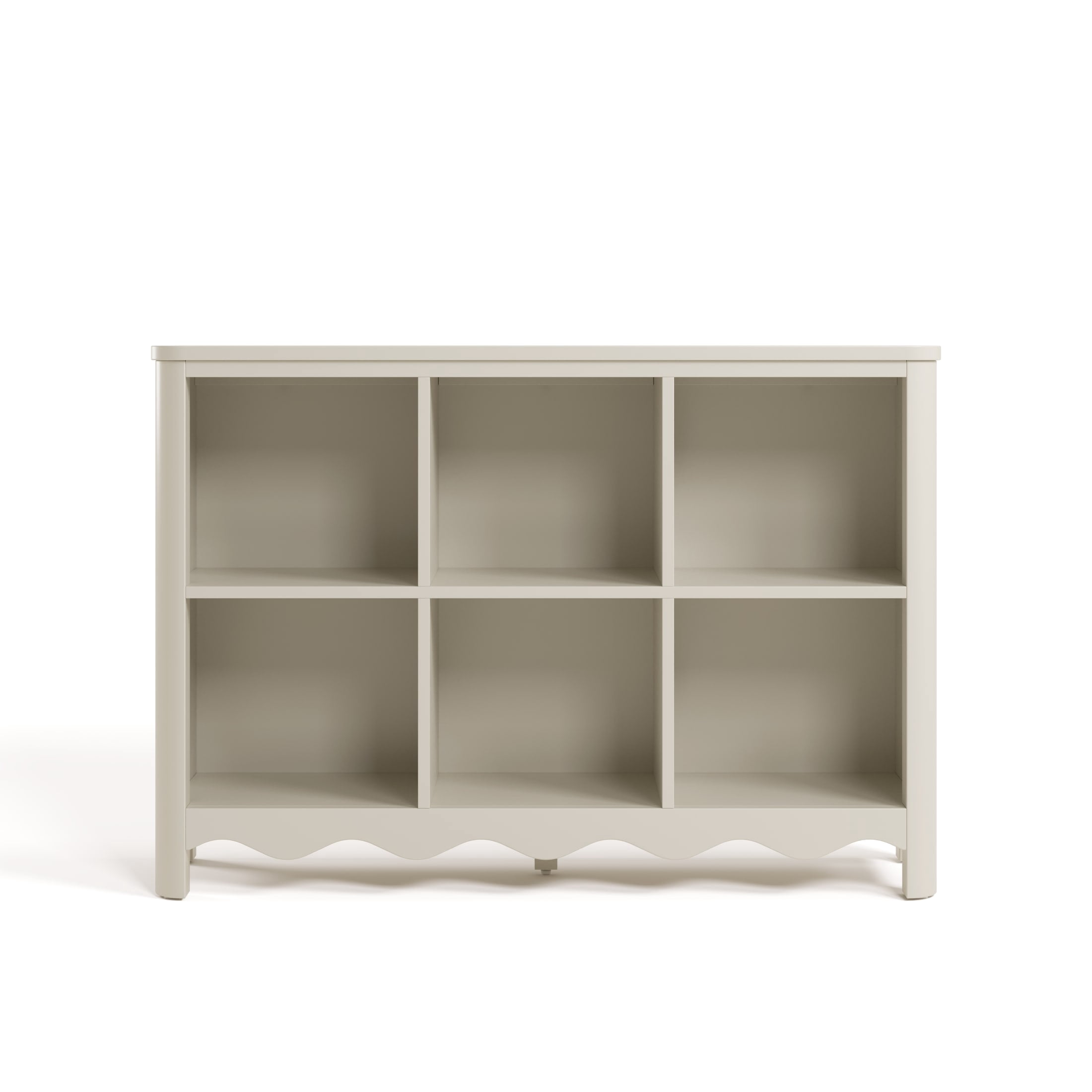 Art of Nursery by Storkcraft Casablanca 6 Cube Organizer Kids Bookcase - Frosted Oat
