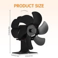 thumbnail image 1 of Fireplace Fan,With Handle And Handle And Portable Powered Stove Fan Heat Powered Stove Non Wood 6 Heat Powered Fan Non Wood Heat Fan Non And Portable Heat Fan With Handle Stove Fan With, 1 of 7