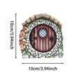 thumbnail image 2 of Fairy Gate, Elf Door Entrance | Garden Fairy Gate, Wooden Fairy Garden Art Doors for Garden Patio Decoration Fairy Tree House, 2 of 4