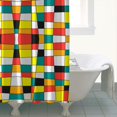 thumbnail image 4 of Rainbow Checkered Pattern Shower Curtain 72"x84" ,Bathroom Decorative Shower Curtains Set with 12 Hooks,Modern Waterproof Washable Shower Curtain, 4 of 6