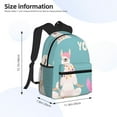 thumbnail image 4 of Daiia Animal Meditation School Backpack for Men Women, Unisex Large Waterproof Bookbag Schoolbag Casual Daypack for High School/College/Teens/Travel/Work Black, 4 of 8