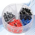 thumbnail image 2 of 200Pcs Round Boxed Double Wire Tube Insulated Terminal Block, 2 of 7