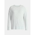 thumbnail image 5 of (2 pack) Time and Tru Women's Hacci Knit Tee with Long Sleeves, Sizes XS-XXXL, 5 of 5