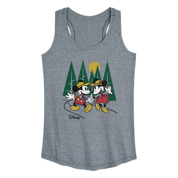 Disney - Mickey & Friends - Mickey & Minnie Take a Hike - Women's Racerback Tank Top