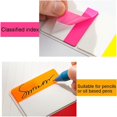 thumbnail image 4 of Onglets d'Index Adhésifs Pages de Livre 500 Pcs 2 Pouces Pages Colorées Inscriptibles Marqueurs Onglets de Fichiers Repositionnables Étiquettes Autocollants de Lecture pour Livres Carnet, 4 of 9