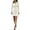 White, variant on Blazer Dress for Women Long Sleeve Single Lapel Collar Slim Fit Bodycon Midi Dress Office Work Dresses