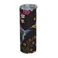 thumbnail image 2 of PAYOHTO Humming Bird and Flowers Embroidery 20 Oz Stainless Steel Mug Tumblers Cup for Men Women Insulated Slim Thin Travel Tumbler, 2 of 7