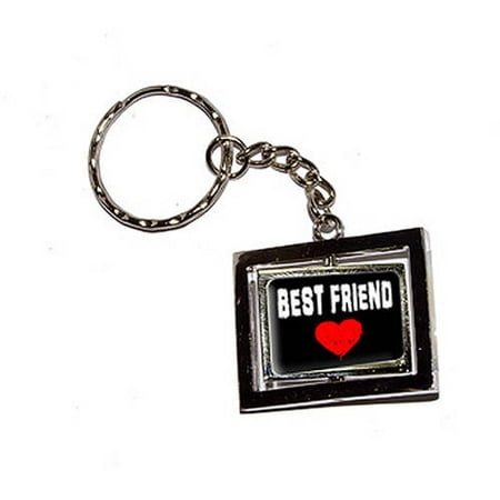 Best Friend Love Red Heart New Keychain Ring
