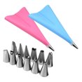 thumbnail image 2 of 14 PCS/Set Cake Decorating Tips Set Icing Piping Cake Decorating Tips Set Cream Pastry Bag 12 pcs Stainless Steel Nozzle Set DIY Cake Decorating Tools, 2 of 9