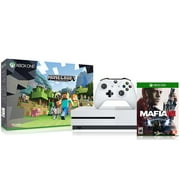Microsoft Xbox One S 500GB Console - Minecraft Bundle with Mafia III