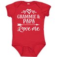 thumbnail image 3 of Inktastic Grammie and Papa Love Me Boys or Girls Baby Bodysuit, 3 of 5