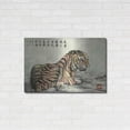thumbnail image 3 of Luxe Metal Art 'Tiger Relaxing' by River Han, Metal Wall Art, 36"x24", 3 of 7