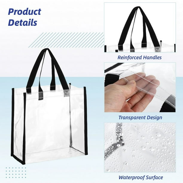 Bolsas de mano transparentes cheap