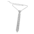 thumbnail image 4 of con diamantes imitación para hombre y mujer, accesorio decorativo ajustable para disfraz, joyería brillante para el cuello, cadena con Plata, 4 of 8