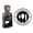 Black, variant on Printtoo Personalized Black Self Inking Kitchen Custom Stamper Business Monogram Round Heavy Duty Stamp-45 mm