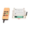 thumbnail image 4 of Interruptor de control remoto multifuncional de 6 canales y 433 MHz para puertas eléctricas, ventanas y industria, CC 12-36 V., 4 of 14