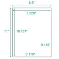 thumbnail image 2 of RyhamPaper Full Sheet Labels 8.5" x 11" Blank White Sticker Papers for Laser & Inkjet Printers [100 Labels], 2 of 8